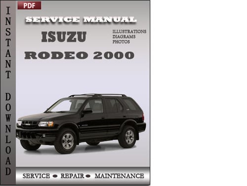 2004 isuzu rodeo repair manual pdf