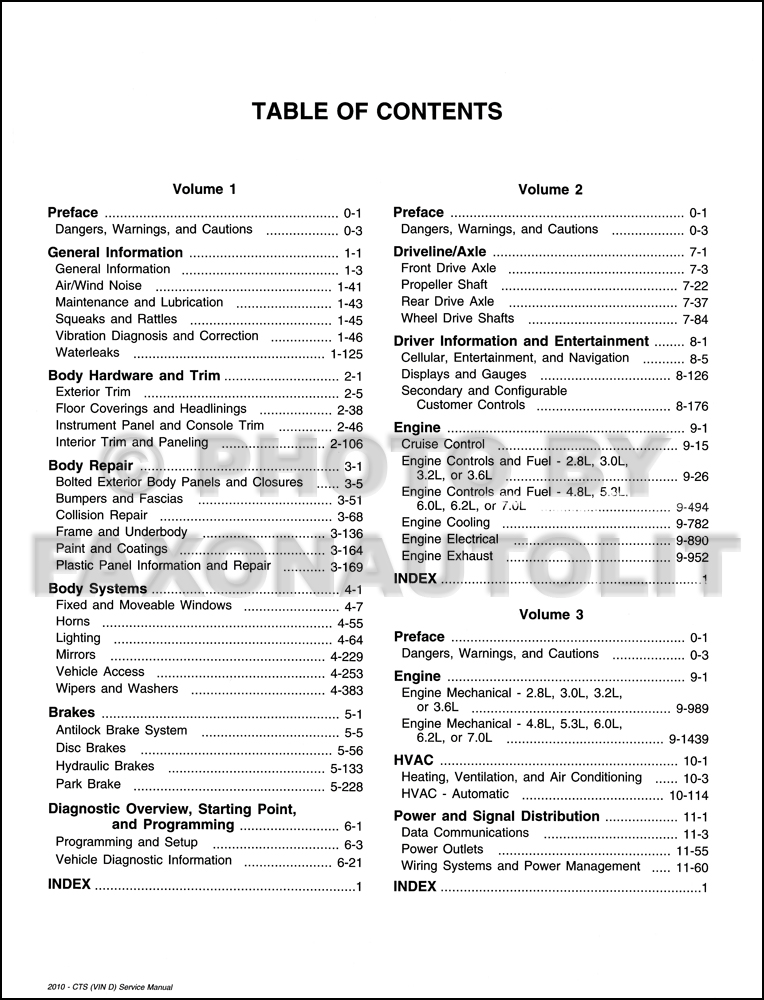 2010 cadillac cts repair manual pdf