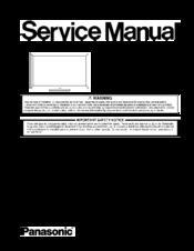 panasonic model tc p50x3 service manual