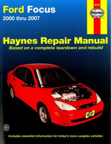 2000 ford focus service manual download