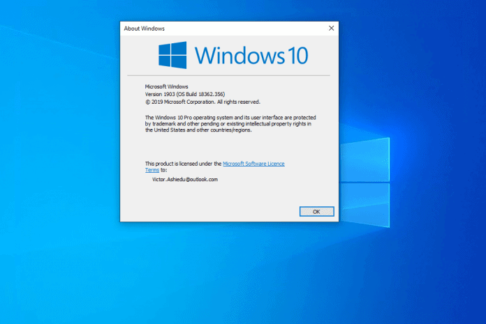 manually download and install windows 10 update 1903