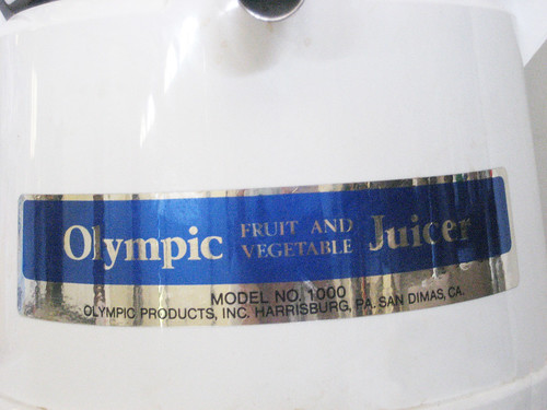 olympic juicer model 1000 manual