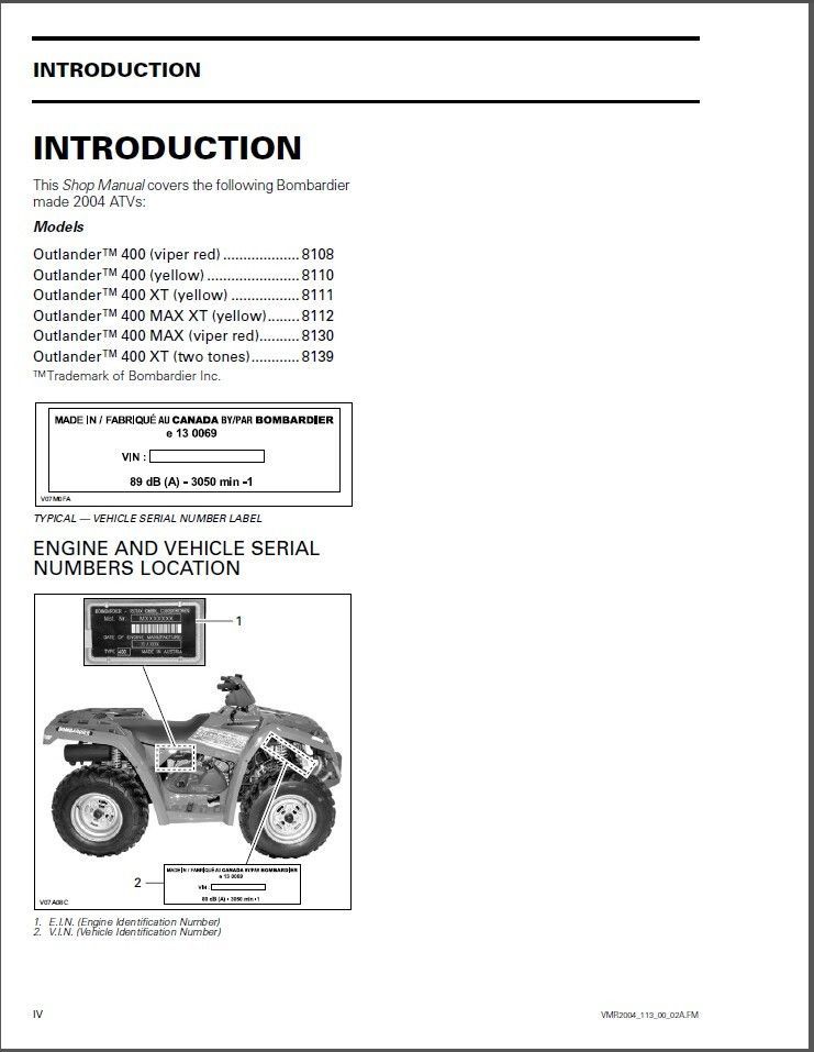 can am outlander 400 service manual download
