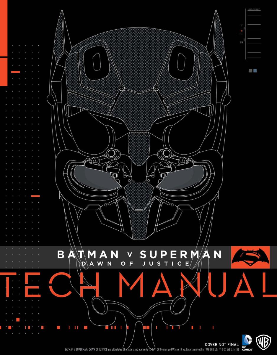 batman v superman dawn of justice tech manual download