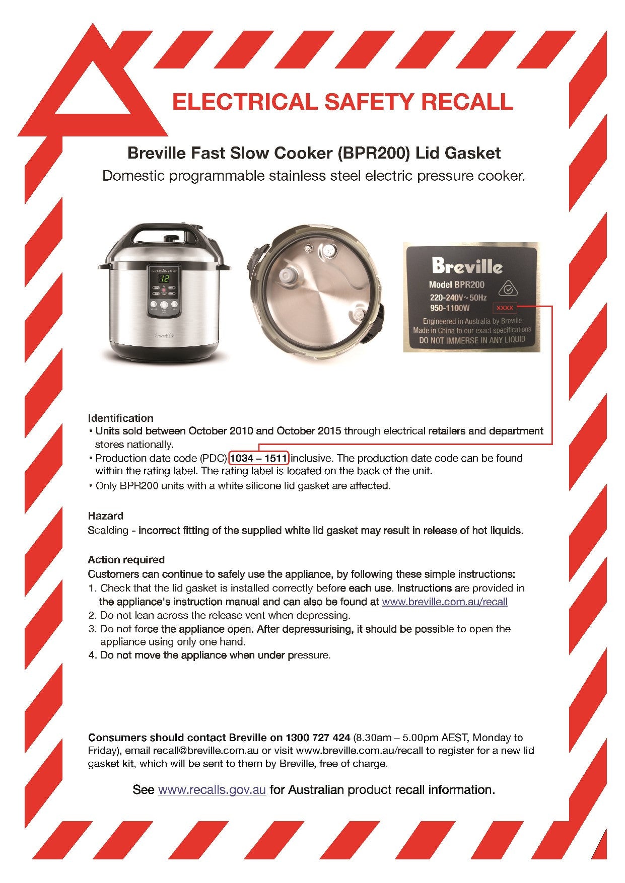 breville express cooker manual download