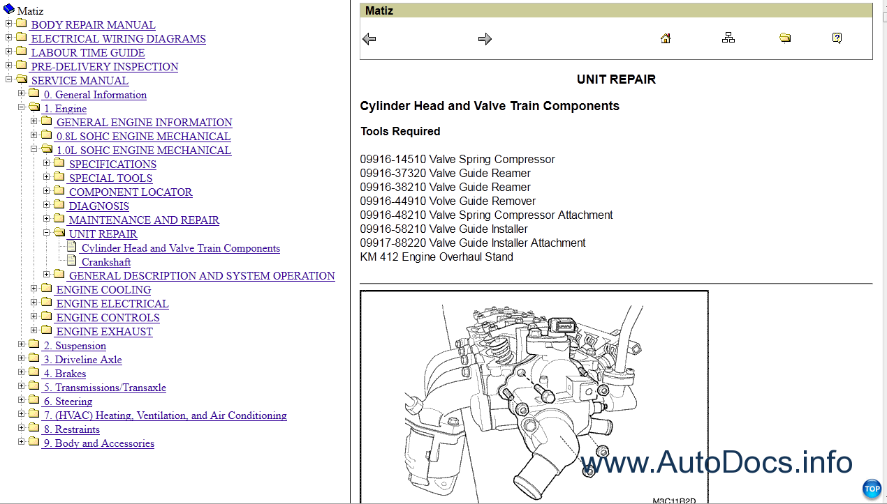 chevrolet spark repair manual pdf free download