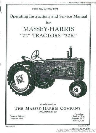 long 560 tractor model 1564 service manual