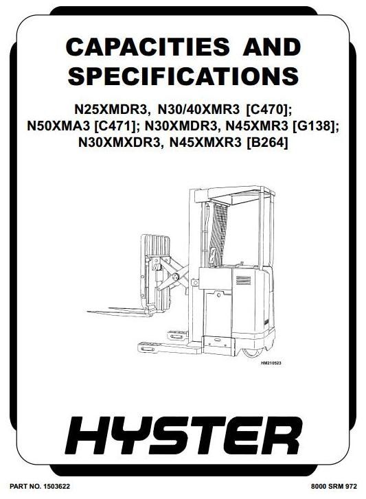 fork lift hyster model g005d12022v manual