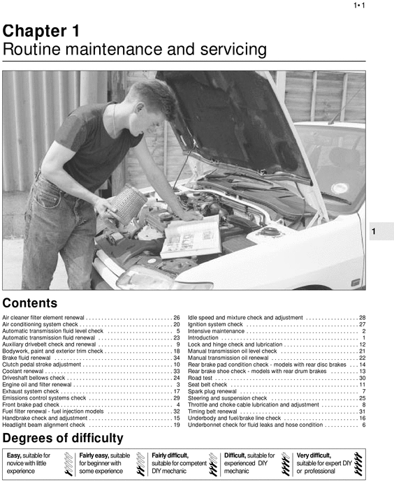 free peugeot 206 repair manual pdf