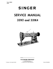 singer service manual free download